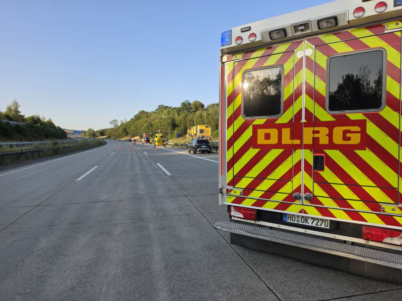 Einsatz auf der BAB A9
